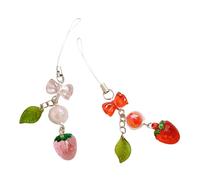 OSNIYAW Phone Lanyard Strap, Elegant Strawberry and Leaf Pattern, Phone Strap Accessories, Stylish Lanyard, Fashion Accessory, Einheitsgröße, As described, As described