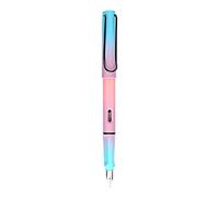 OSNIYAW Piston-filled Fountain Pen Gradient Color Design Refillable Fine Nibs for Ideal for Students Writing Practing Calligraphy Pens and Cartridges with for Beginners Writer Writing Lettering