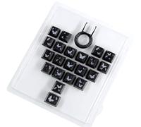 OSNIYAW Translucent keycaps heart design for a comfortable feel and reduce fatigue when playing when typing on the 21Keys butterfly design