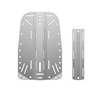 OSNIYAW Type aluminium back plate for diving devices with single and double bottles, ergonomic weight adjustment for professional divers, corrosion resistant back plate