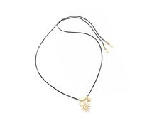 OSNIYAW Unique Sun Design Chokers Necklace Pull Rope Adjustable Length Fashion Collarbone Chain Jewelry for Ladies Women Feeling Fashion Jewelry