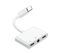 OSNIYAW USB C with 3.5 mm USB C Sound Dongle with Quick Charge Function and Noise Cancelling