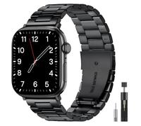 Osochic for Apple Watch Bands Men - Metal Strap Fits All Apple Watch Models | 316L Stainless Steel, Sizing Tool Included, for Business Professional Office Work, for iWatch Series 1-11/Ultra/SE 38mm-49mm