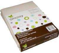 OsoCozy Birdseye Flat Nappies Unbleached (Pack of 6)