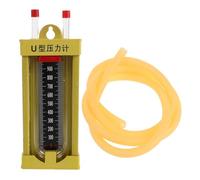 OSOLADY 1 Set U-Tube Manometer: 0-1000pa U-Tube Water Column Gauge - Accurate Differential Pressure Meter for Natural Gas Testing HVAC System Diagnostics