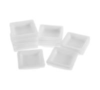 OSOLADY 100pcs Plastic Weighing Boats Lab Equipment Weighing Trays for Powders and Liquids Measurement Easy Cleanup Chemistry Measuring Boats