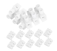OSOLADY 100pcs Quick Connect Wire Connectors Pin Butt Terminal Block for Electrical Wiring Compact Lightweight Design Installation Reliable for Motor Home Appliances