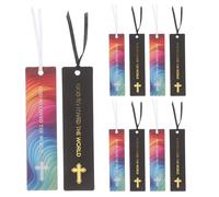 OSOLADY 10pcs Bible Bookmark: Inspirational Scripture Bookmarks - Christian Page Markers Religious Book Mark for Bible Study, Journaling Devotional Reading