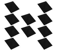 OSOLADY 10pcs Black Acrylic Sheets for DIY Painting and Handicrafts, Thick Sturdy Panels Suitable for Photography and Home Decor with Sl esign