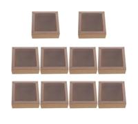 OSOLADY 10pcs Blank Matches Boxes for DIY Craft - Sliding Drawer Match Organizer - Empty Paper Matchstick Holder for Wedding Bridal Baby Birthday Party Favor