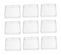 OSOLADY 10Pcs Clear Petri Dishes with Lids Laboratory Containers for Microbiology Plant Cell Tissue Culture School Science Experiments