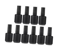 OSOLADY 10pcs DIY Nail Polish Bottles Nail Gel Storage Bottles 15ml Glass Material Stylish Compact Lightweight Convenient to Carry for Grooming on The Go