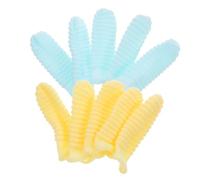 OSOLADY 10pcs Finger Toothbrush Finger Sleeve Toothbrush Improved Dental Care Gentle Cleaning Polyester 2.75x0.79x0.16in for Large Dogs and Cats