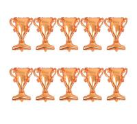 OSOLADY 10pcs Gold Trophy Balloons, Aluminum Foil Balloons, Winner'S Cup Decorations for Graduation Ceremonies, Birthdays, Sports Days, Cheering Goods