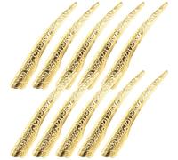 OSOLADY 10pcs Halloween Finger Covers Delicate Nail Tips for Cosplay Costume Parties and Festive Events Unique Hollow Design Easy to Wear