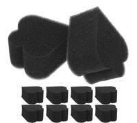OSOLADY 10pcs Makeup Applicator Tools Wet Dry Dual-use Puff Black Sponge Easy to Apply Suitable for Kinds of Cosmetics Make up Sponges for Face Painting for Women