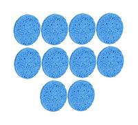 OSOLADY 10pcs Makeup Removal Sponge Wood Pulp Compress Cosmetic Puff Facial Washing Sponge Makeup Remover for Facial Cleaning and Skin Care