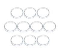 OSOLADY 10pcs Plastic Petri Dishes with Lid Smooth Surface Laboratory Plates for Scientific Research and Life Science Applications