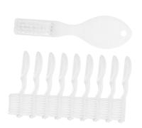 OSOLADY 10pcs Prison Toothbrushes Lightweight Portable Supervision Code Essential Oral Care for Inmates Safe Design Prevents Hiding Exchanging Practical Hygiene