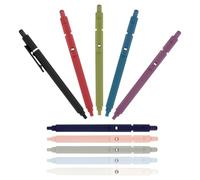 OSOLADY 10pcs Retractable Ballpoint Press The Pen for Journaling Smooth Writing Fine Point Ink Pens Click for Office School Everyday Use