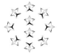 OSOLADY 10Pcs Small Metal Star Hair Clips for Women Five-pointed Star Shaped Hair Accessories Cute Mini Barrettes for Secure Hairstyling Safe and Sturdy Design