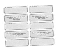 OSOLADY 10pcs Uv Intensity Testing Card for Outdoor Use Uv Rays Detection for Skin Care Products