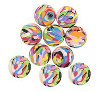 OSOLADY 10Pcs Wear Resistant Golf Training Balls Elastic Practice Balls for Durable Material for Backyard Putting Reusable Colored Golfing Supply