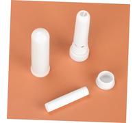 OSOLADY 10pcs White Refillable Tubes for Aromatherapy Essential Oils Portable Empty Tubes with Screw Caps for Personal Use Go Freshness