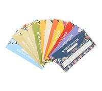 OSOLADY 12 Sets Budget Envelopes with Cash Envelopes and Money Tracking Sheets, Paper Material, Easy to Use for Homes and Offices, Analyze Consumption for Efficient Expense Management