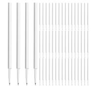 OSOLADY 120Pcs Black Ink Pen Refills 0.5mm, Gel Point Refills Compatible for Click Pens with Spring, Ink Non Bleeding Through & Smooth Writing for Daily Writing