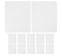 OSOLADY 12pcs Blank Mouse Pad for Sublimation Printing - Heat Transfer Desk Mat for Gamers Office Work Students Artwork Projects - 8.7x7.3in Diy White Mousepad