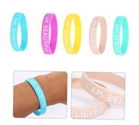 OSOLADY 12PCS Colorful Silicone Wristbands for Men Women Decorative Wristbands for Parties Events Comfortable Fun Design Vibrant for Festivals and Gatherings