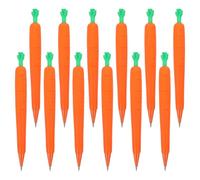 OSOLADY 12pcs Kawaii Carrot Mechanical Pencil: Automatic Drafting Pencil - Creative Student Stationery Children Brithday Present School Prize