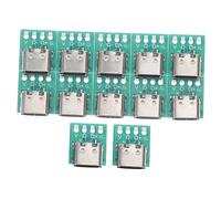 OSOLADY 12pcs Usb c Board Technology Female Usb c Connector Diy Pcb Support Module