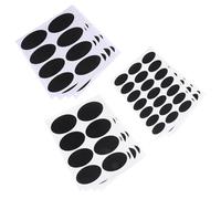 OSOLADY 148 Pcs Waterproof Oval Pantry Label Stickers, Black Matte Removable Spice Jar Classification Labels for Kitchen Containers, Small Medium Large Sets for Organization