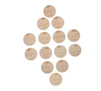 OSOLADY 14Pcs Wooden Monthly Milestone Cards Growth Props for Newborn Photo Announcements and Social Media Sharing