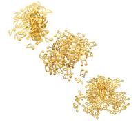 OSOLADY 150Pcs Gold Music Note Metal Fillers for Resin Jewelry Making Alloy Epoxy Resin Charms with Classic Comma Double Notes DIY Craft Accessories for Nail Art