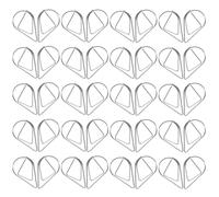 OSOLADY 150pcs Small Silver Waterdrop Paperclips Memo Clips Metal Teardrop Shape Sturdy Iron Clips Resist Bending User-Friendly Design for Organizing Projects and School