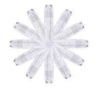 OSOLADY 15pcs Diamond Shaped Lip Gloss Containers 2.5ml Refillable Plastic Lip Balm Bottles for Travel Convenient to Carry Fashion Style