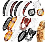 OSOLADY 18 Pcs Banana Hair Clips for Thick Hair with Secure Hold Suitable for Buns and Everyday Use at Home Or Outdoor