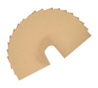 OSOLADY 18pcs Blinder Writing Paper Compatible with 4line Braille Writing Boards Khaki Braille Learning Paper Sheet for Blind People Versatile Blind and Stationery for Homes and Schools