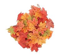 OSOLADY 1pc Artificial Maple Leaf Rattan Vine Decor Simulated Autumn Leaves for Halloween Thanksgiving Weddings Parties Home Decoration Versatile Simulation Plant Garland for Year-round