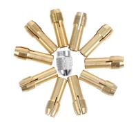 OSOLADY 1set Electric Drill Adapter Quick Release Collet Chuck for Die Grinding Lightweight Copper Chuck Holder for Rotary Tools and Polishing Applications