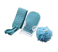 OSOLADY 1Set Premium Bathing Gloves and Back Scrubber Exfoliating Body Shower Ball and Cleaning Tool for Skin Care Bathroom Accessories for Home and Dorm Use Lake