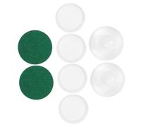 OSOLADY 1Set Professional Ice Hockey with Lint Kit Handles Cloths Hockey Balls for Table Game Fun Replacement for Indoor Play