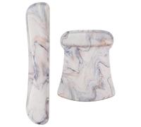 OSOLADY 2 Pcs Mouse Pad Keyboard Wrist Rest Support Pad Memory Foam Anti-Slip Comfortable Padding Silicone Fabrics for Gaming and Long Time Computer Work