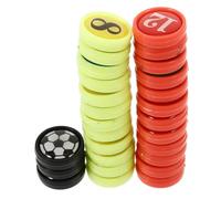 OSOLADY 2 Sets Football Coaching Board Replacement Magnets with Numbers Magnetic Soccer Sport Accessories for Tactical Training and Team Strategy Planning