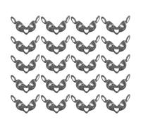 OSOLADY 200pcs Black Iron Crimp Ends, Small Clamshell Calotte Bead Tips with Open Ends, DIY Jewelry Making Accessories for Bracelets