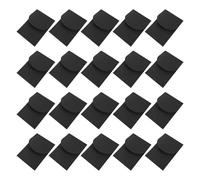 OSOLADY 20pcs Black Invitation Envelopes 7" Plain Paper Cardstock for Weddings, Engagements, Announcements, Shower, and Lunar New Year Money Envelopes