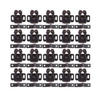 OSOLADY 20pcs Door Latches Door Catch Iron Coffee Finish Push to Open First-Class Protection Effect Home Use